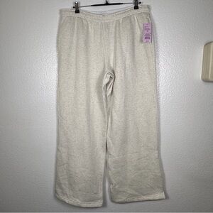 Wild Fable Women's Heather Grey Fleece
Sweatpants Elastic Waist XL